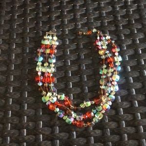 Vintage glass necklace